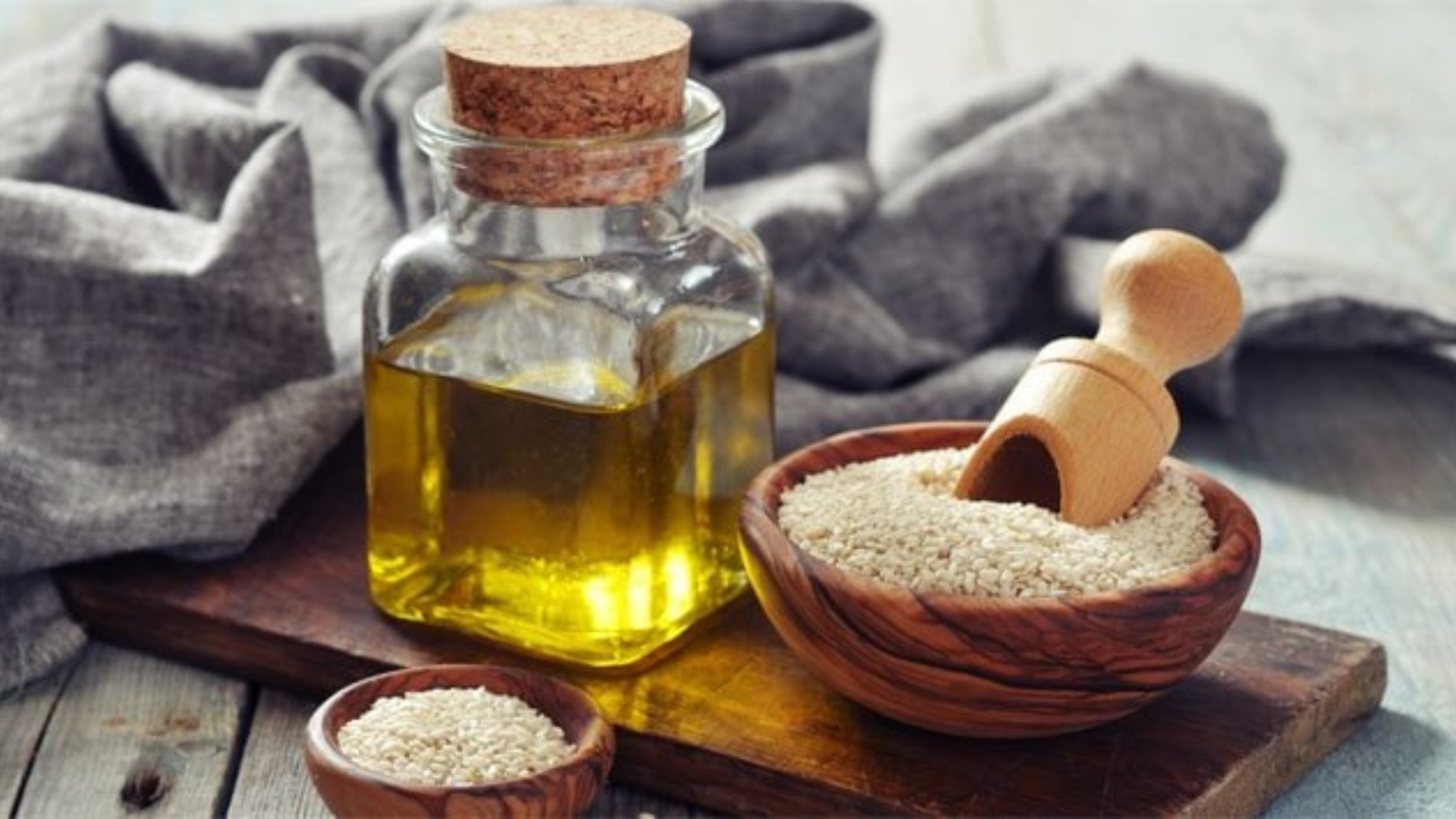 Disinfetta il cavo orale con gli sciacqui al sesamo