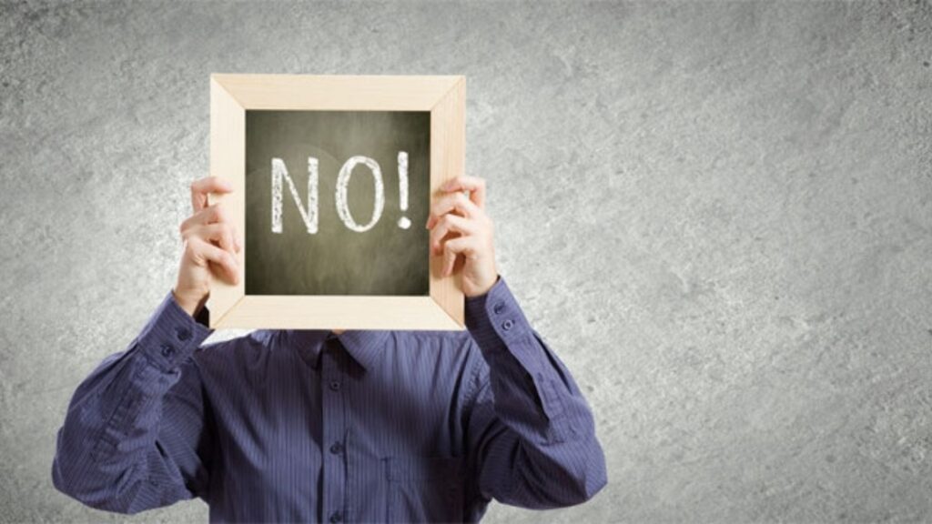 Impara a dire di no!