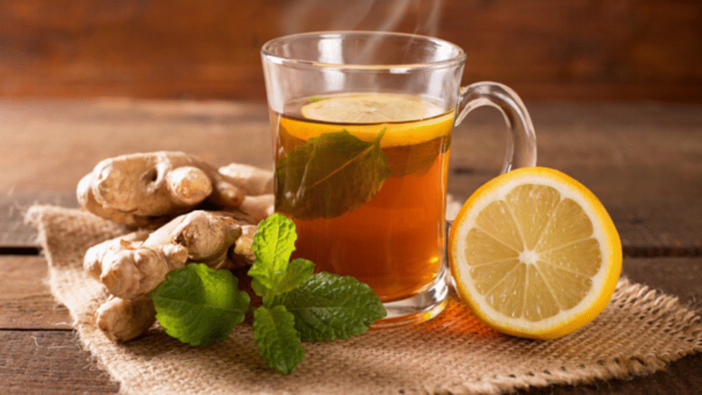 Tè verde allo zenzero e chiodi di garofano