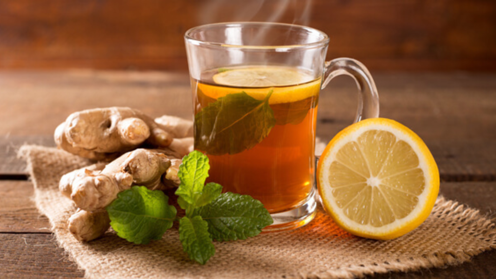 Tè verde allo zenzero e chiodi di garofano