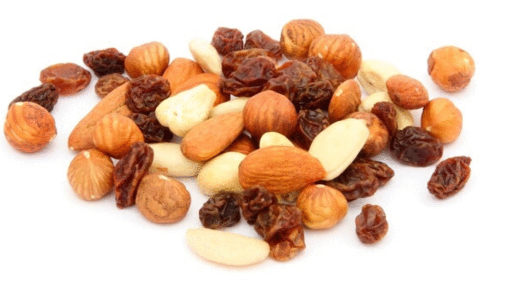 Mandorle e uvetta danno slancio alla mattina