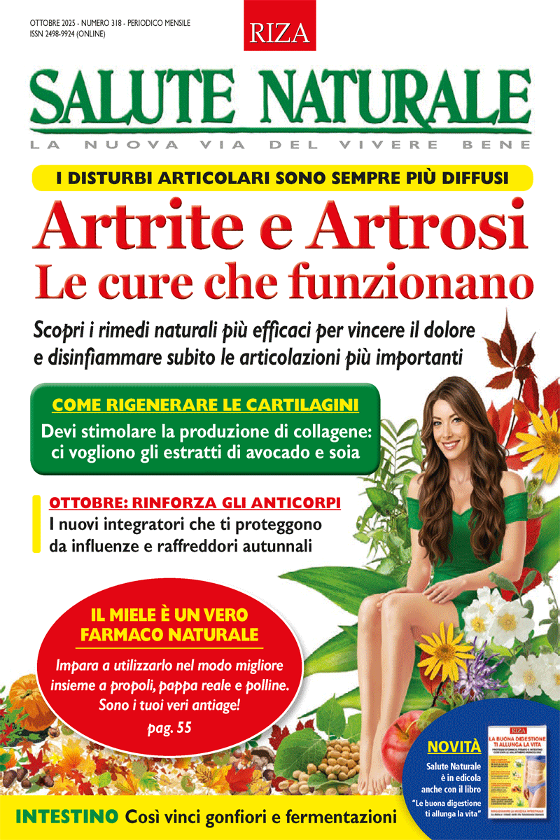 12 numeri di Salute Naturale + 3 numeri di Riza AntiAge