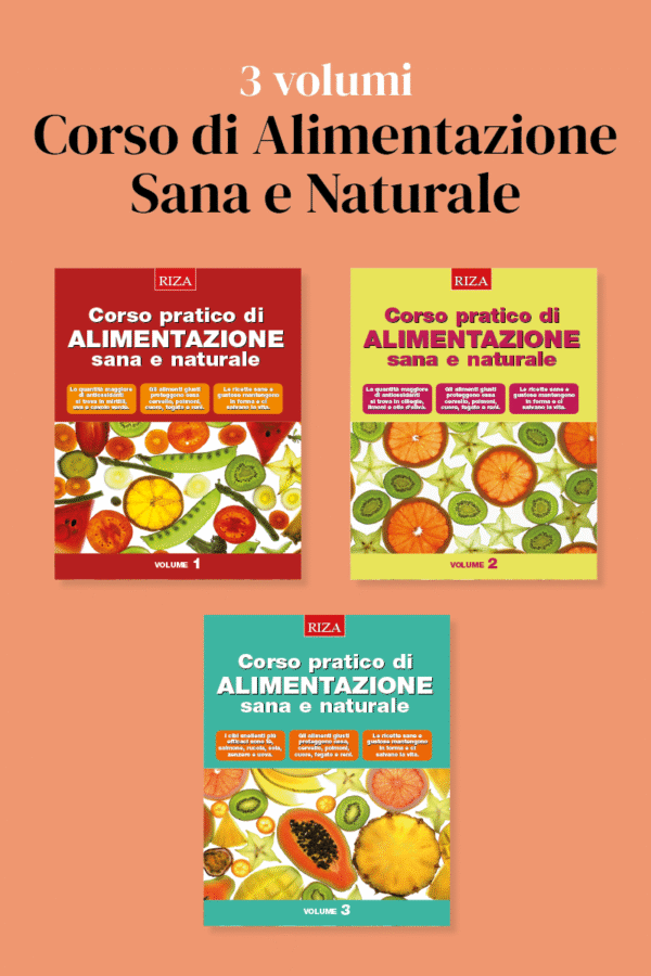 corso di alimentazione sana e naturale 3 voll