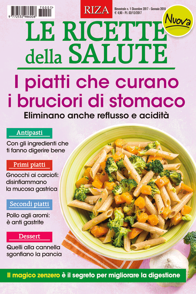 I piatti che curano i bruciori di stomaco