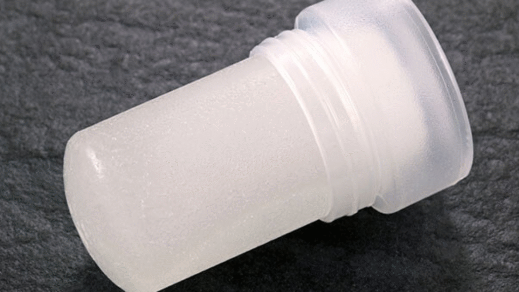 Allume di potassio, deodorante naturale ma non solo