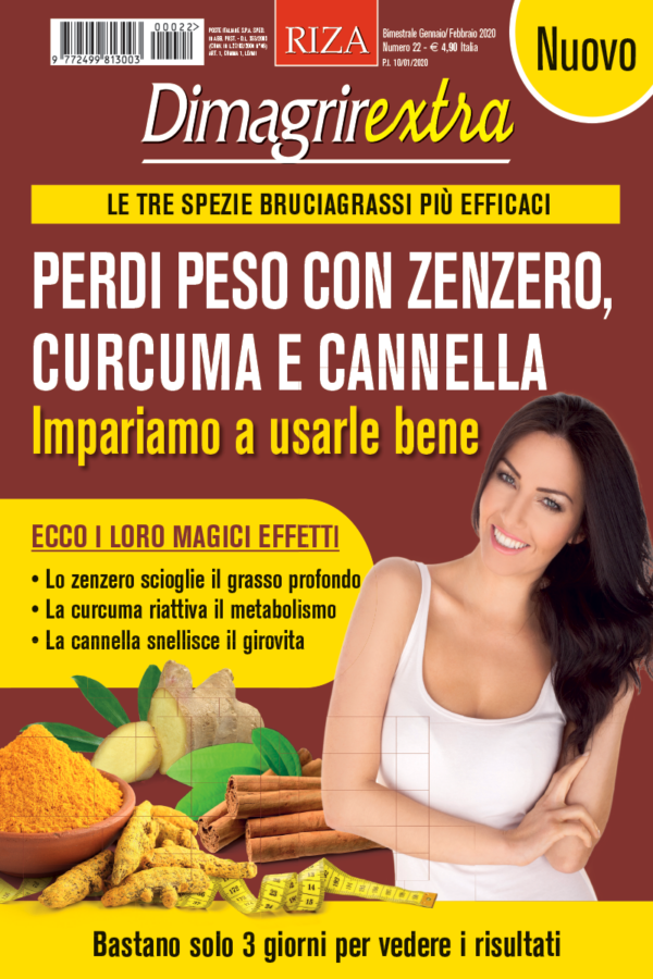 Perdi peso con zenzero, curcuma e cannella
