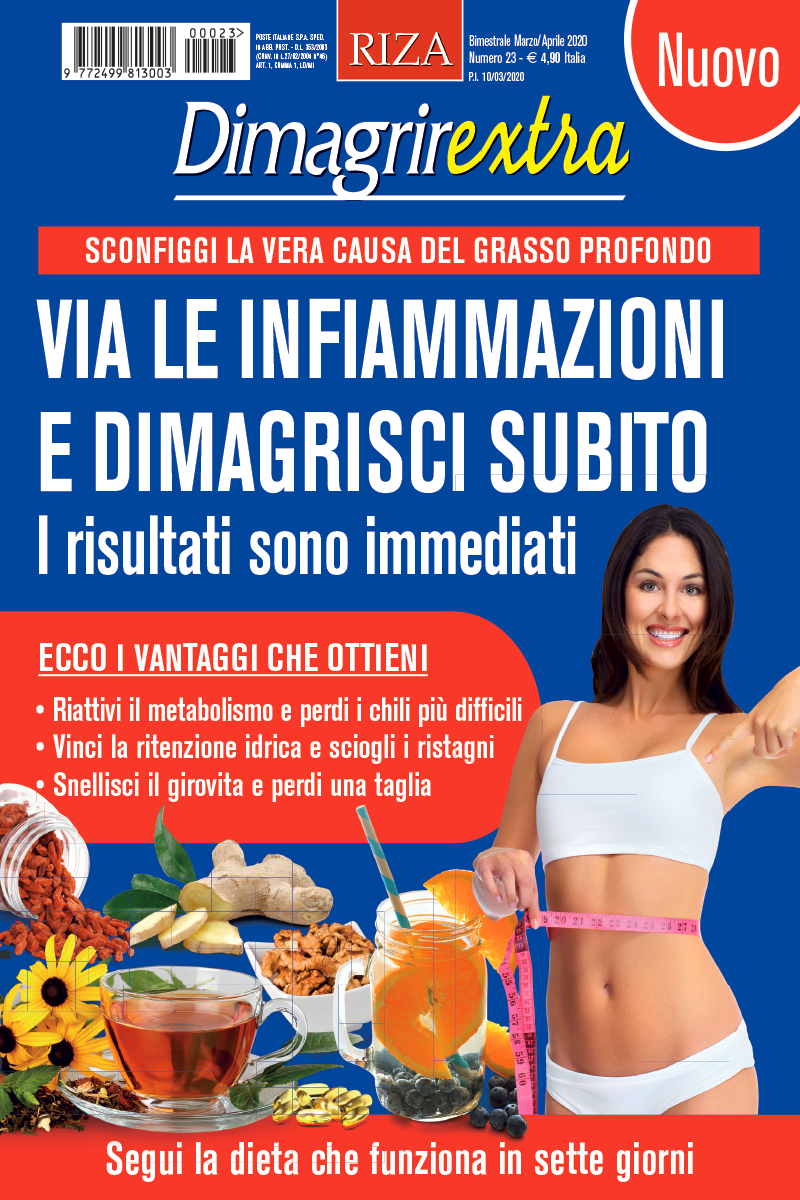 Via le infiammazioni e dimagrisci subito