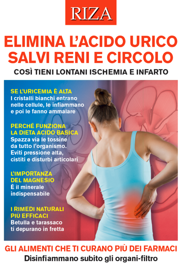 Elimina l'acido urico salvi reni e circolo