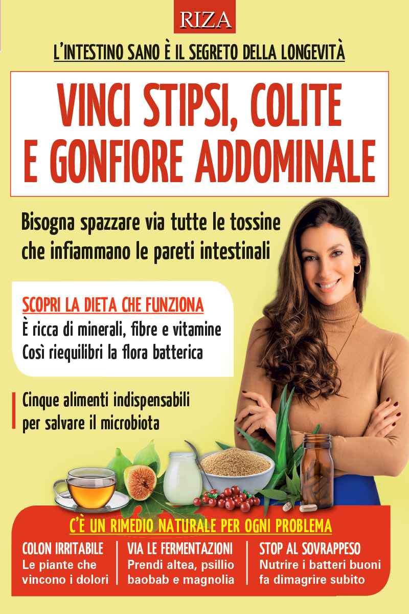 Vinci stipsi, colite e gonfiore addominale