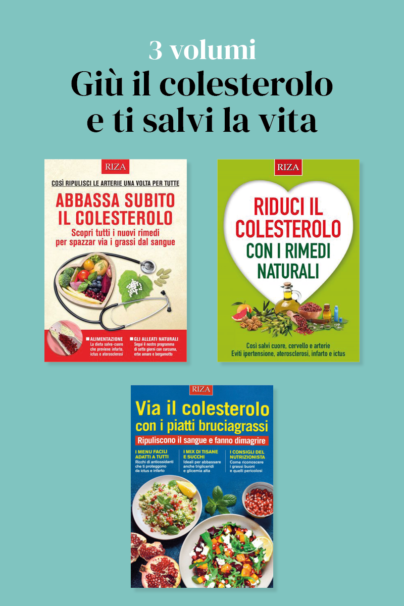 Giù il colesterolo e ti salvi la vita, 3 voll.