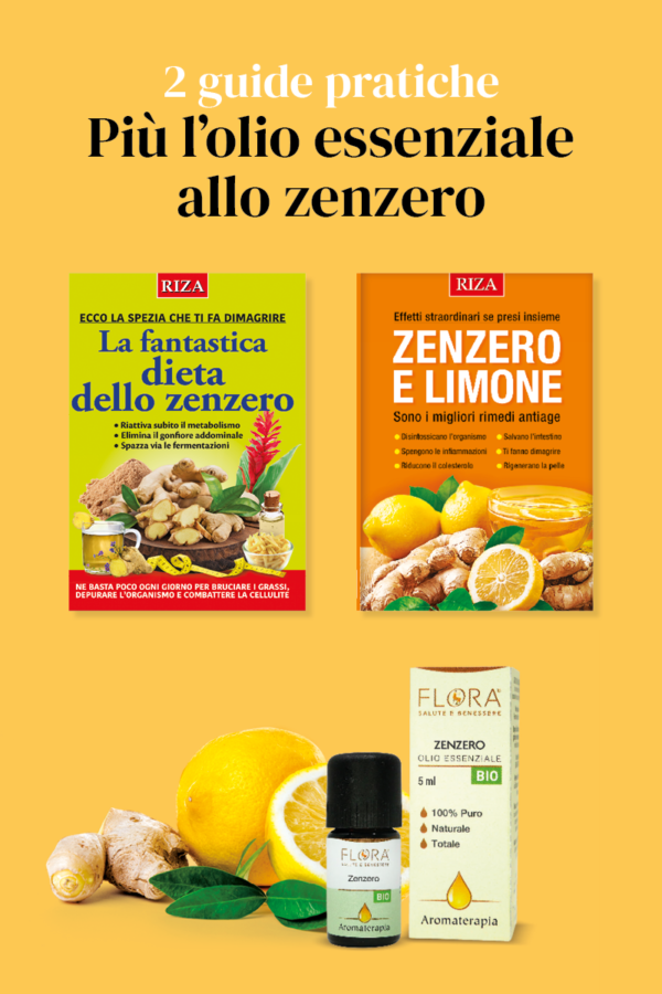 2 guide pratiche + olio essenziale zenzero