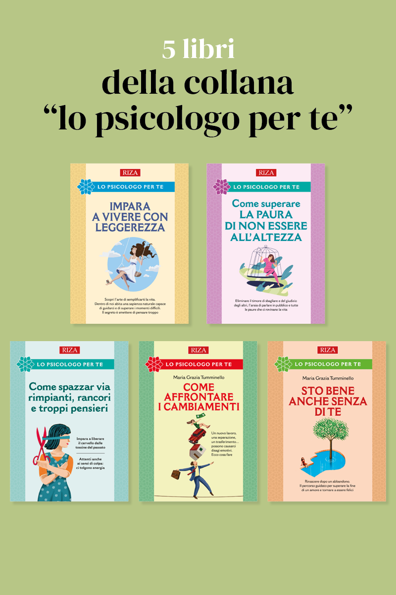 5 libri della collana "Lo psicologo per te" - Seconda parte