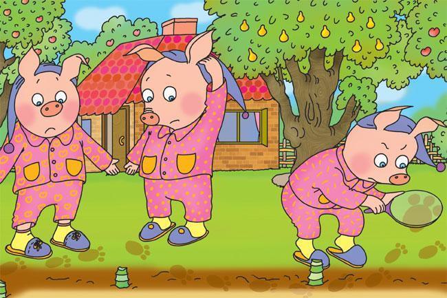 I tre porcellini: le tappe della crescita