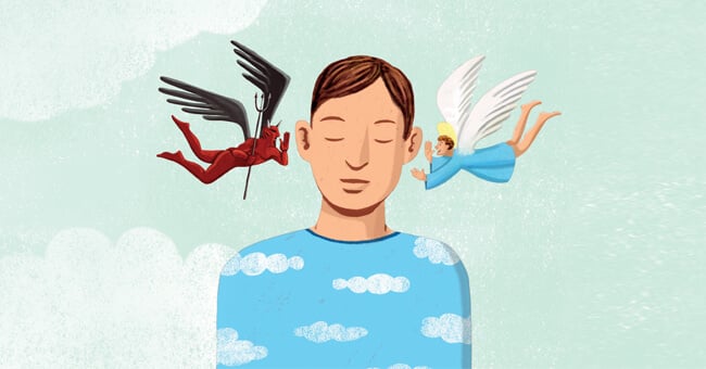 Il bene e il male vivono assieme dentro di te