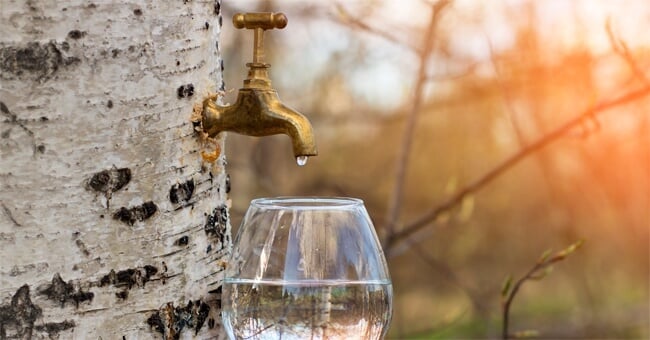 La linfa di betulla ti regala la pancia piatta