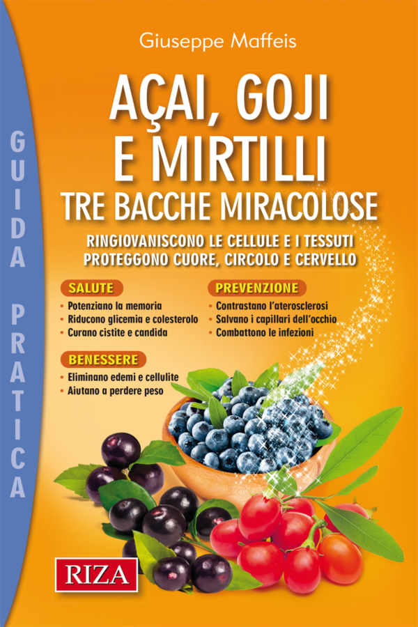 Açai, goji e mirtilli