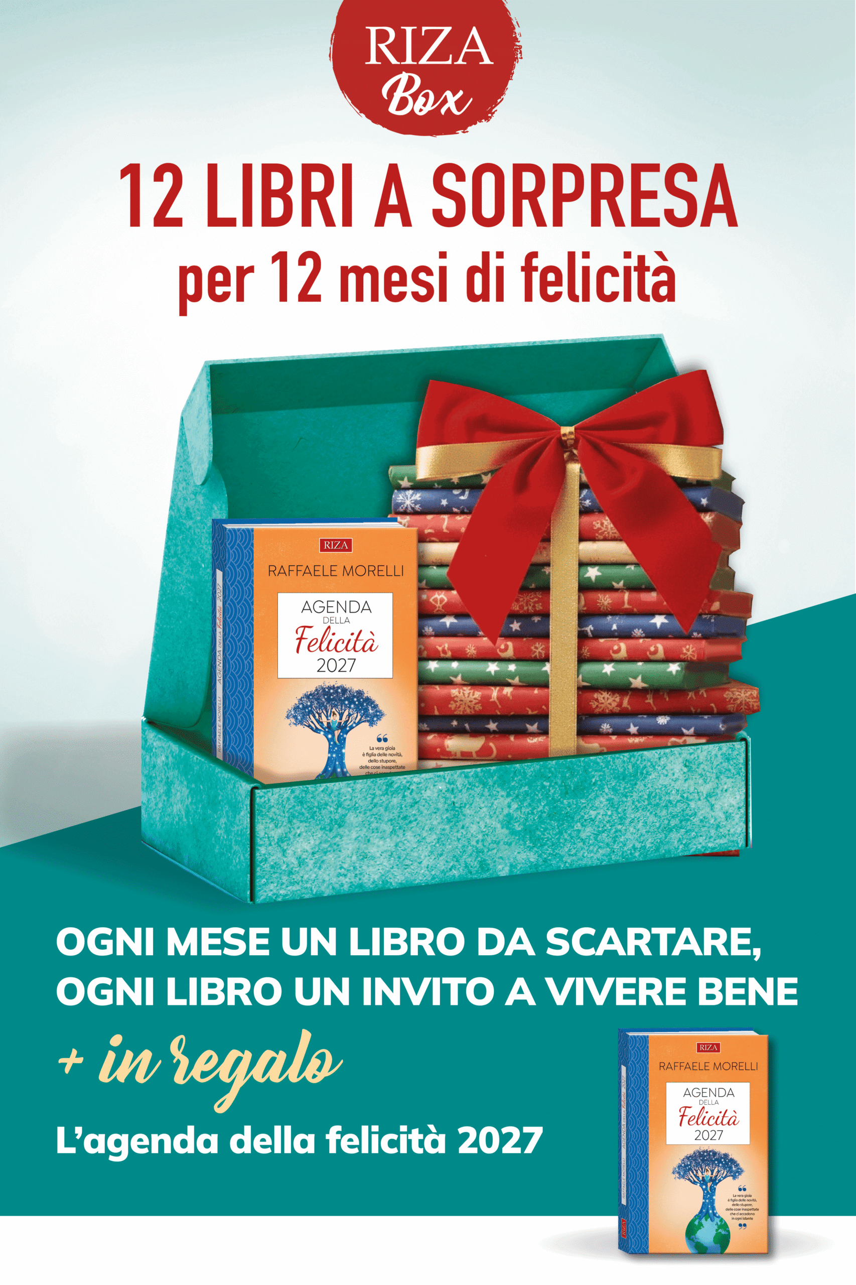 Riza Box - 12 libri a sorpresa per 12 mesi di felicità