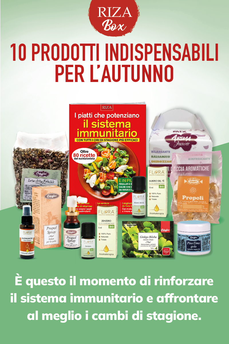 Riza box – 10 prodotti indispensabili per l'autunno