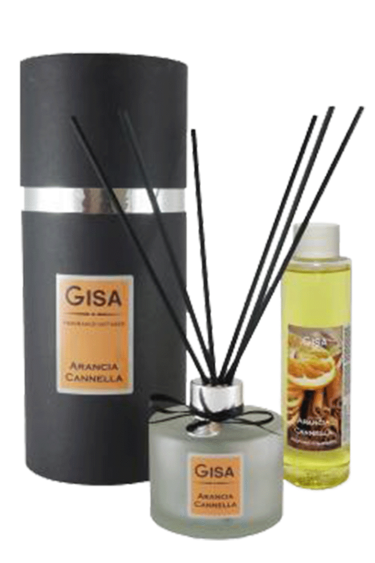 Diffusore a bastoncini profumato – Arancia e cannella