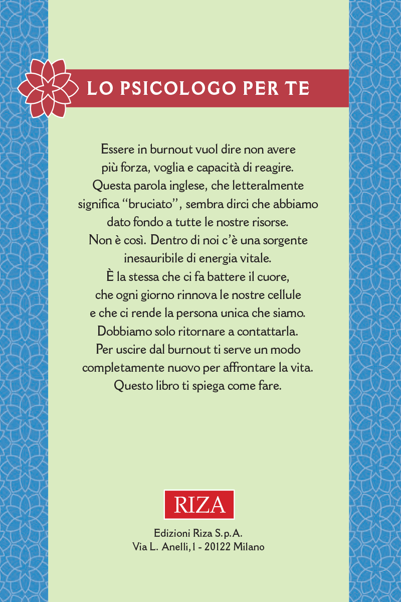 Burnout: ecco come uscirne (quarta) - Cartaceo