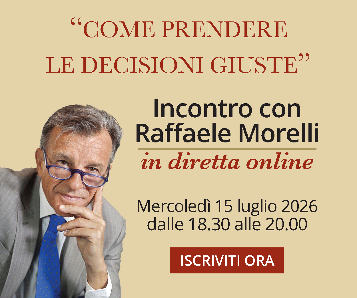 Incontro con Raffaele Morelli
