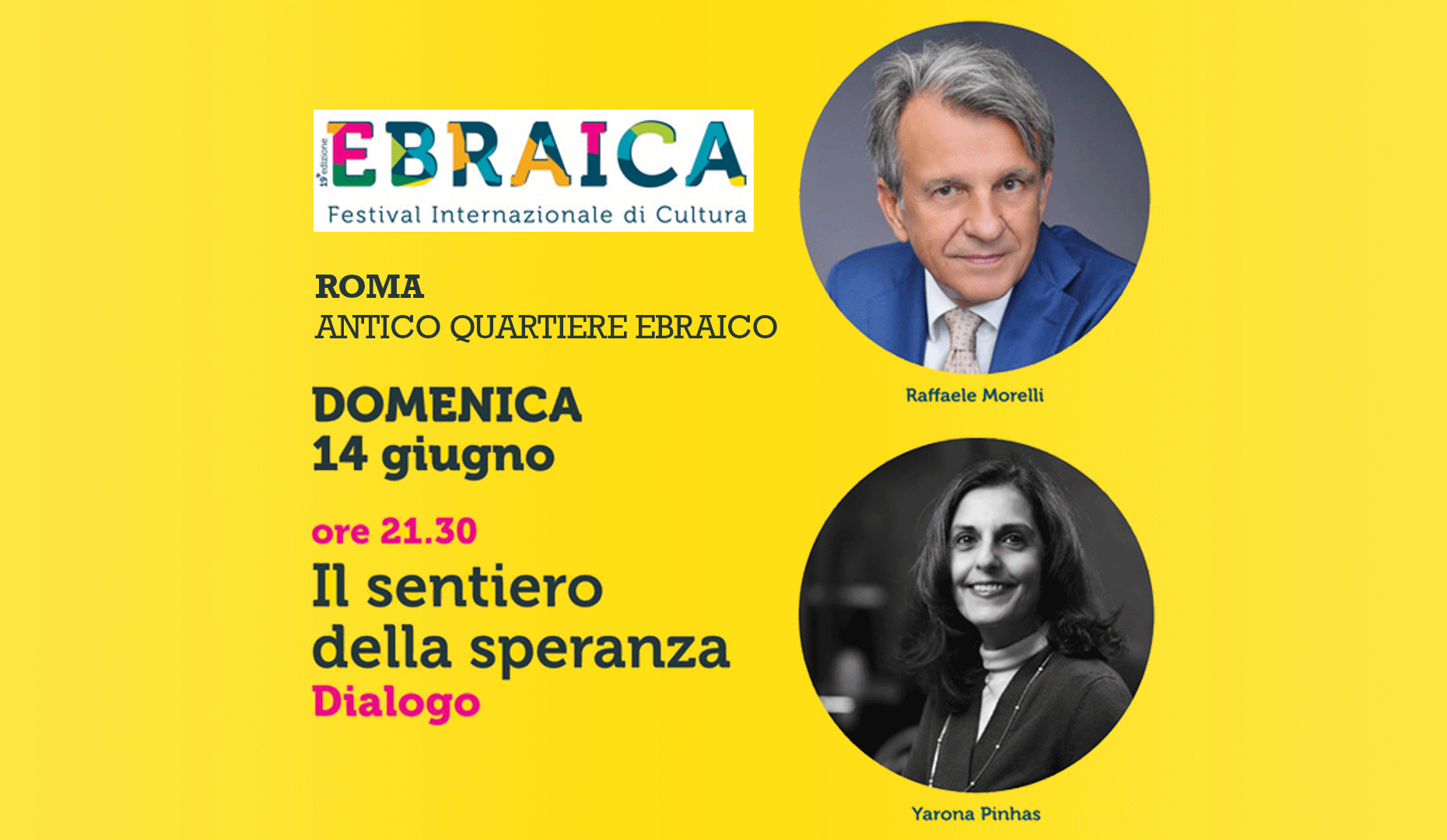 Il sentiero della speranza: Raffaele Morelli all’Ebraica Festival