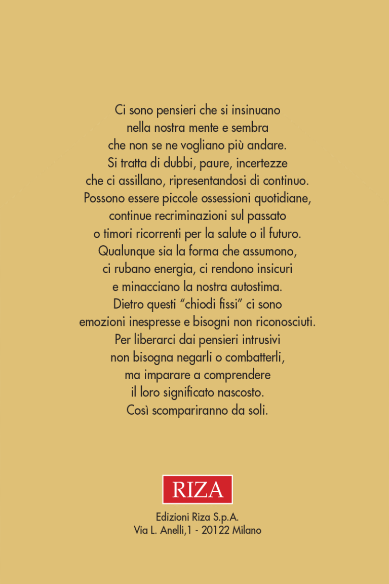 Come liberarti da dubbi, paure e pensieri fissi - Cartaceo (Quarta)