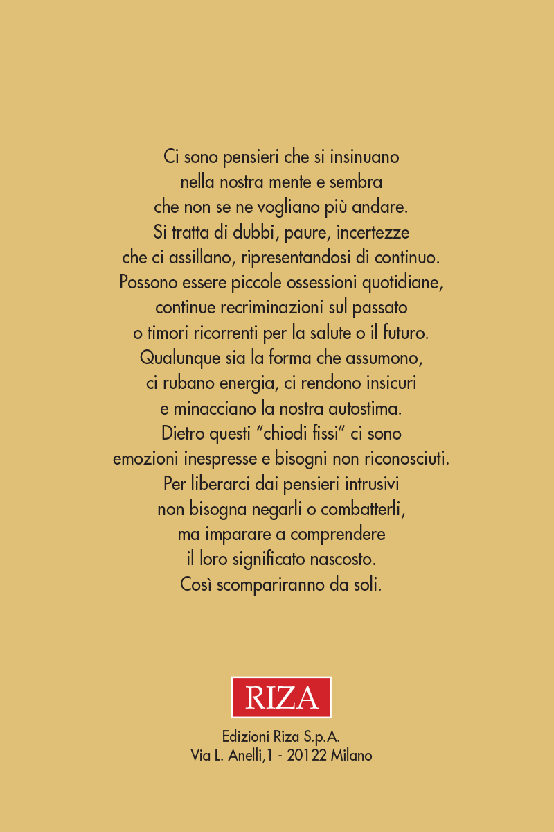 Come liberarti da dubbi, paure e pensieri fissi - Cartaceo (Quarta)