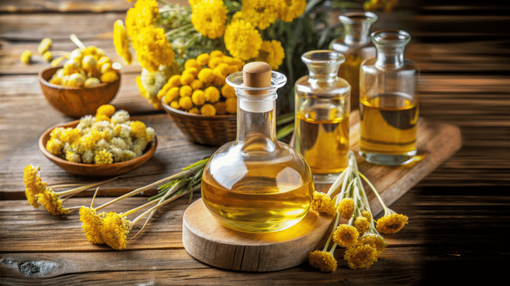 Olio essenziale di elicriso: cos’è, proprietà e come usarlo
